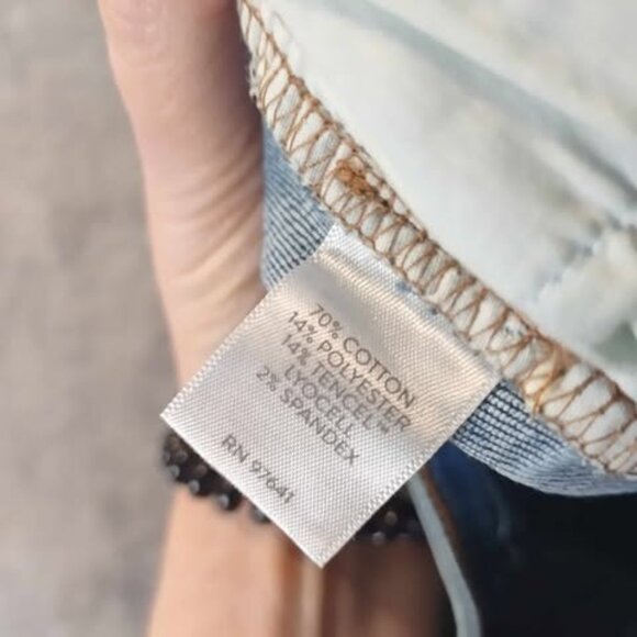 J.Jill Blue Demi Bootcut Havana Wash Jeans 2P RawHem Soft Stretch Everyday Jeans - Picture 9 of 12